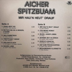 Aicher Spitzbuam – Mir Hau'n Heut' Drauf