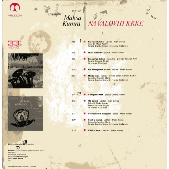 Ansambel Maksa Kumra ‎– Na Valovih Krke