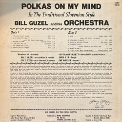 Bill Guzel and his Orchestra – Polkas On My Mind In The Traditional Slovenian Style