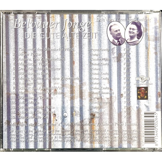CD - Belvauer jonge - Die gute alte zeit