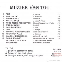 CD - Trio Z-S - Muziek van toen