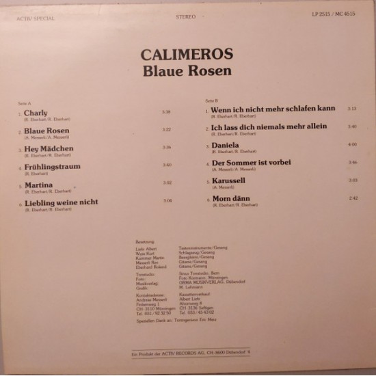 Calimeros – Blaue Rosen Calimeros – Blaue Rosen