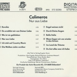 CD - Calimeros – Nur Aus Liebe