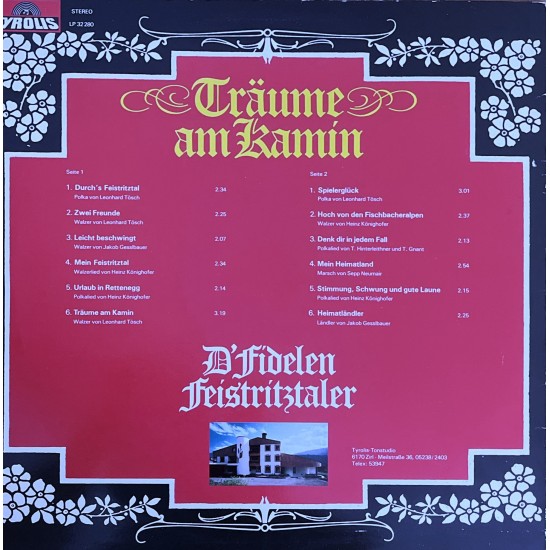 D' fidelen Feistritztaler - Träume am Kamin