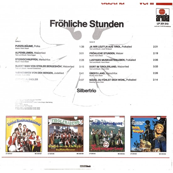 Das Silbertrio – Fröhliche Stunden