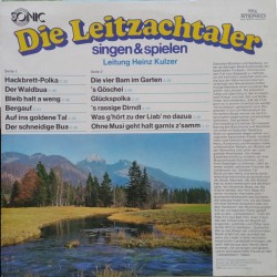 Die Leitzachtaler ‎– Die Leitzachtaler Singen & Spielen
