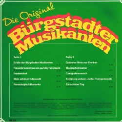 Die Original Bürgstadter Musikanten – Die Original Bürgstadter Musikanten