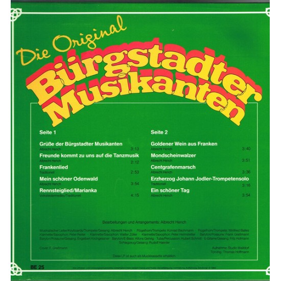 Die Original Bürgstadter Musikanten – Die Original Bürgstadter Musikanten