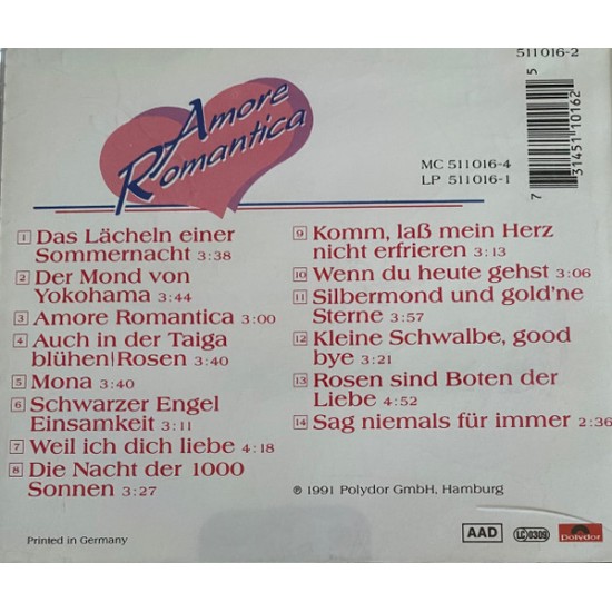 CD - Die Paldauer – Amore Romantica