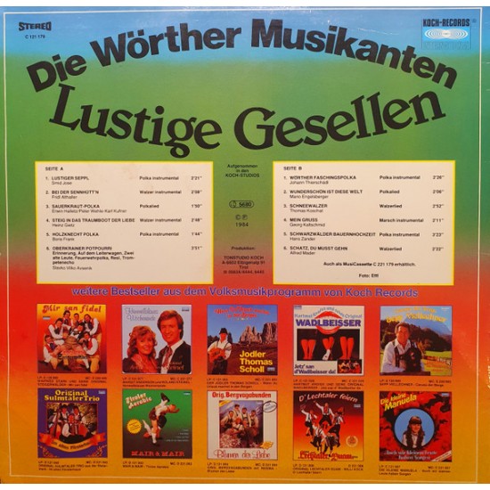 Die Wörther Musikanten – Lustige Gesellen