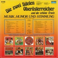 Die Zwei Fidelen Oberösterreicher Und Der Schöne Erwin – Musik, Humor Und Stimmung