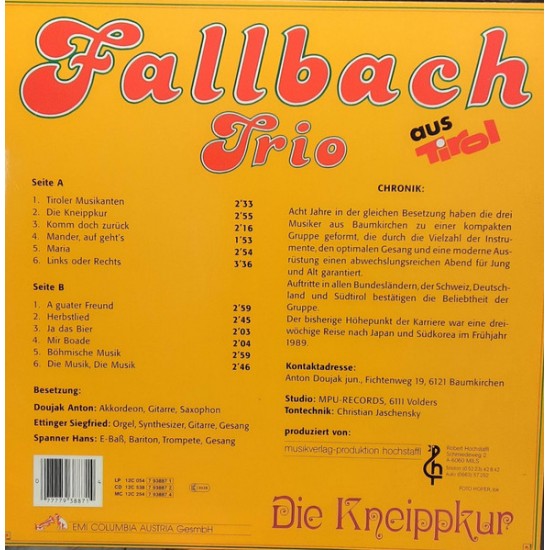 Fallbach Trio – Die Kneipp Kur