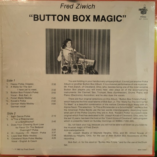 Fred Ziwich – Button Box Magic