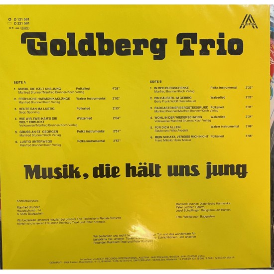 Goldbert Trio - Musik, die hält uns jung Goldbert Trio - Musik, die hält uns jung