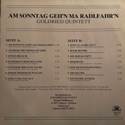 Goldried Quintett ‎– Am Sonntag Geh'n Ma Radlfahr'n