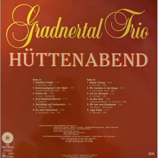 Gradnertal Trio – Hüttenabend
