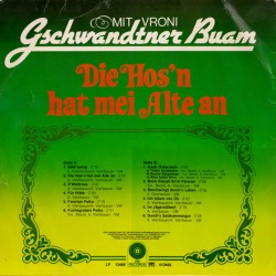 Gschwandtner Buam Mit Vroni  – Die Hos'n Hat Mei Alte An