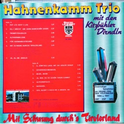 Hahnenkamm Trio Mit Den Kitzbühler Dirndln ‎– Mit Schwung Durch's Tirolerland