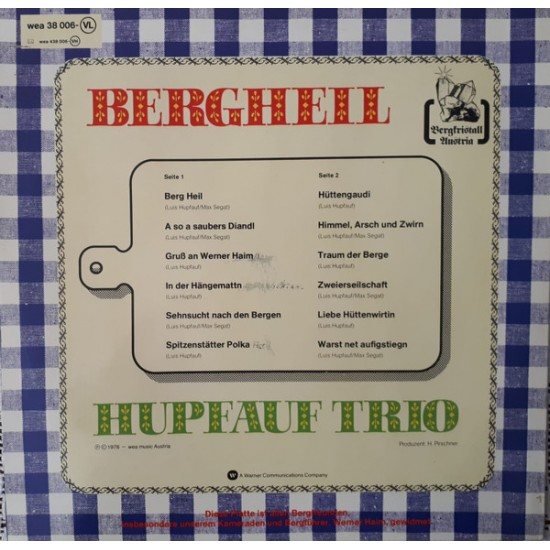 Hupfauf Trio ‎– Bergheil