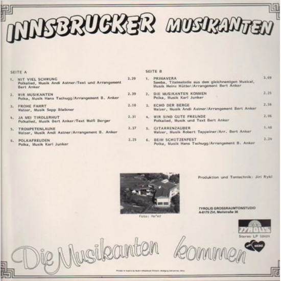 Innsbrucker Musikanten - Die Musikanten kommen