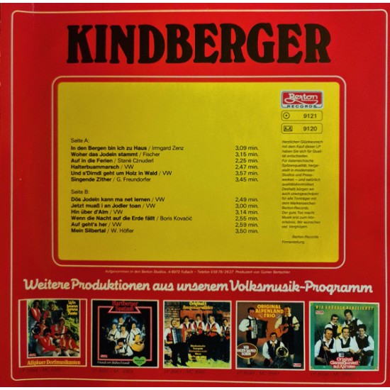 Irmgard Zenz Und Die Kindberger – Irmgard Zenz Und Die Kindberger