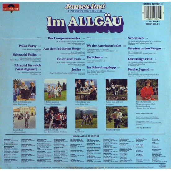 James Last Und Sein Orchester ‎– Im Allgäu