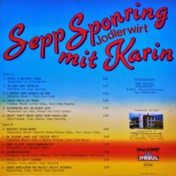 Jodlerwirt Sepp Sponring - Mit Karin 