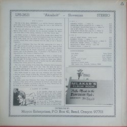 Joe Mlakar & The Mlakar Bros. Orch. – Akrabolt