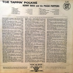 Kenny Bass And His Polka Poppers – Toe Tappin' Polkas