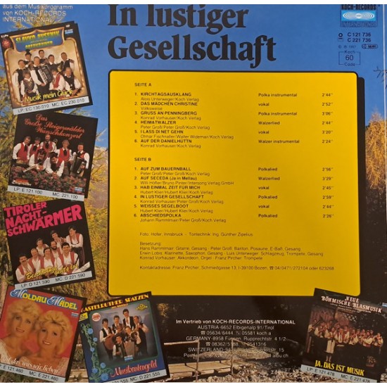 Kranzlsteiner Sextett – In Lustiger Gesellschaft