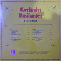 Oberländer musikanten -  Beim Grillfest