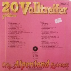 Orig. Alpenland Quintett – 20 Volltreffer