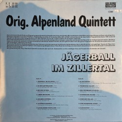 Orig. Alpenland Quintett – Jägerball Im Zillertal