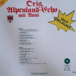 Orig. Alpenland-Echo - Mit Anni – Gut Gelaunt