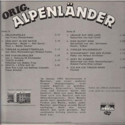 Orig. Alpenländer - Urlaub auf dem Land