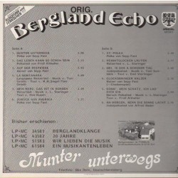 Orig. Bergland Echo - Munter unterwegs