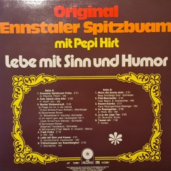 Orig. Ennstaler Spitzbuam ‎– Lebe Mit Sinn Und Humor