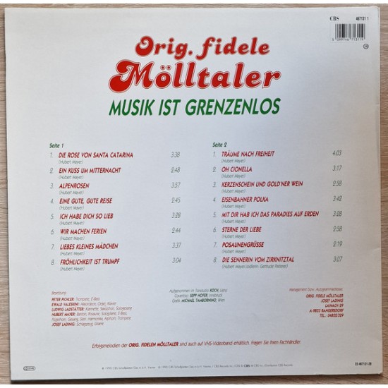 Orig. Fidele Mölltaler – Musik Ist Grenzenlos