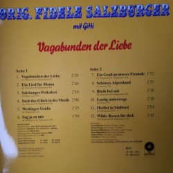 Orig. Fidele Salzburger Mit Gitti – Vagabunden Der Liebe