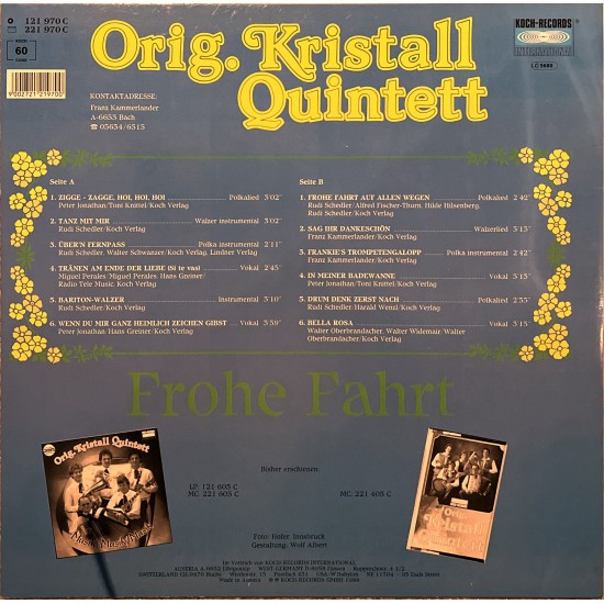 Orig. Kristall Quintett – Frohe Fahrt