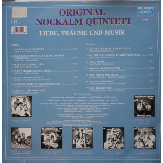 Orig. Nockalm Quintett – Liebe, Träume Und Musik Orig. Nockalm Quintett – Liebe, Träume Und Musik