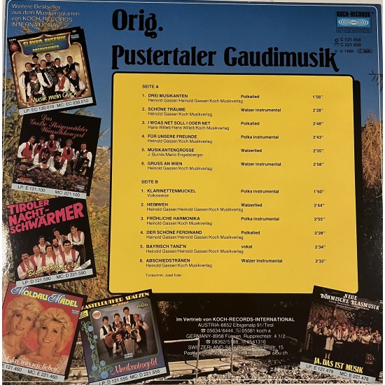 Orig. Pustertaler Gaudimusik – Orig. Pustertaler Gaudimusik