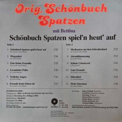 Orig. Schönbuch Spatzen Mit Bettina – Schönbuch Spatzen Spiel'n Heut' Auf
