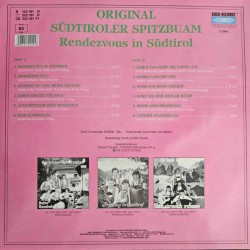 Orig. Südtiroler Spitzbuam – Rendezvous In Südtirol