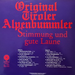 Orig. Tiroler Alpenbummler – Stimmung Und Gute Laune