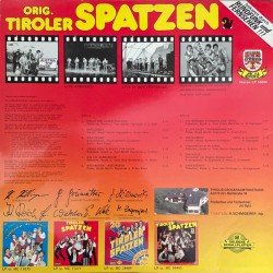 Orig. Tiroler Spatzen ‎– Oft Kopiert Und Nie Erreicht