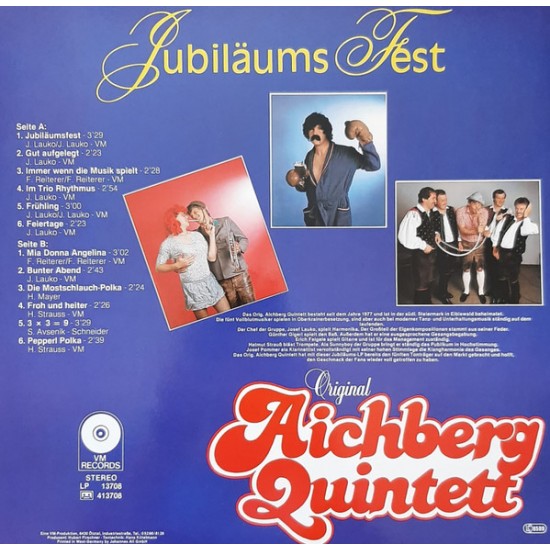 Original Aichberg Quintett ‎– Jubiläums Fest