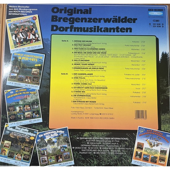 Original Bregenzerwälder Dorfmusikanten – Grüße Der Musik