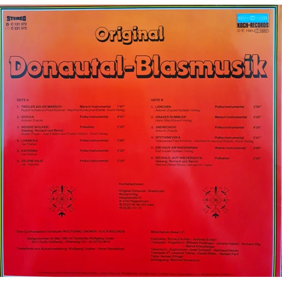 Original Donautal Blasmusik – Blasmusik Klingt Schön