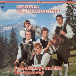 Original Glantalquintett ‎– Frohe Klänge Aus Dem Kärntnerland